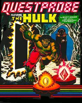 Quest Probe 1 - Incredible Hulk vb-126 (1984)(Adventure International)[GAMEB] box cover front